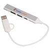 Aluminum 4-Port USB-A and C Hub