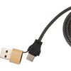 Câble de charge 5-en-1 100W pour ordinateur portable en bambou 100% certifié FSC®