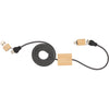 Câble de charge 5-en-1 100W pour ordinateur portable en bambou 100% certifié FSC®