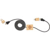Câble de charge 5-en-1 100W pour ordinateur portable en bambou 100% certifié FSC®
