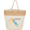 Jute Accent 12oz Cotton Canvas Rope Tote | Tote Bags | Bags, sku-7900-22, Tote Bags | CFDFpromo.com