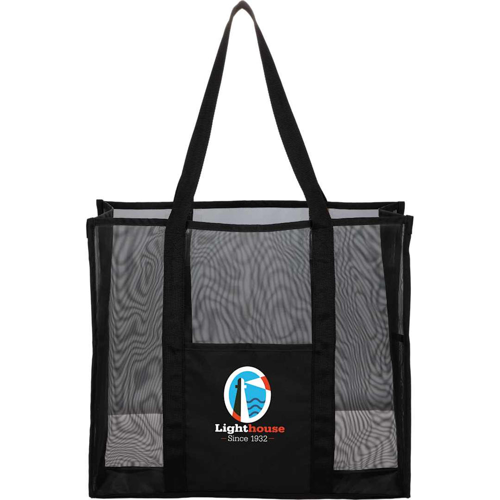 Grand sac de plage en maille