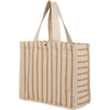 Cabas rayé en coton et jute FEED
