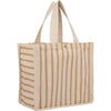 Cabas rayé en coton et jute FEED
