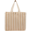 Cabas rayé en coton et jute FEED