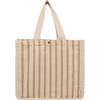 Cabas rayé en coton et jute FEED