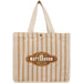 FEED Cotton and Jute Striped Tote