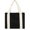 Sac fourre-tout shopper en coton 12 oz avec anses contrastées