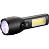 Solar Powered Rechargeable COB Flashlight