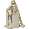 Sac à dos à bandoulière en toile bio