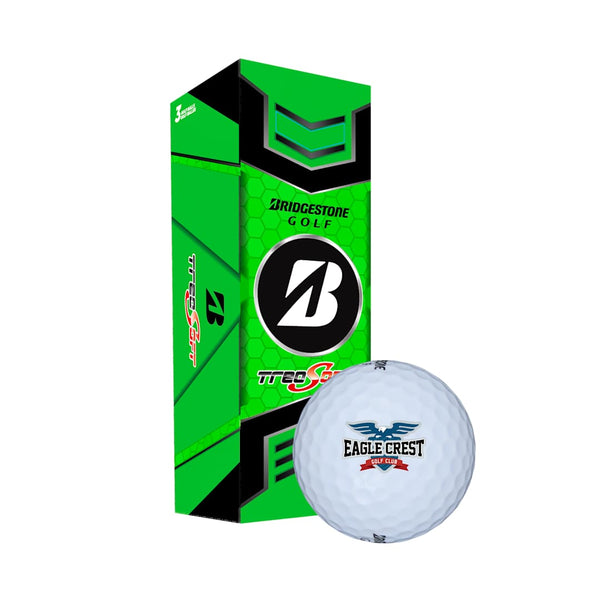 Baller de golf Bridgestone TreoSoft - Paquet de 3