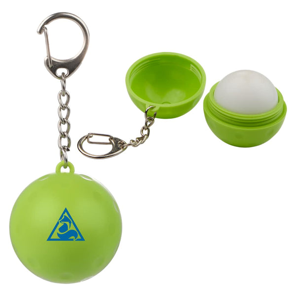 Baume à lèvres SPF15 de Pickleball avec porte-clés