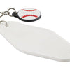 Baseball Motel Keychain