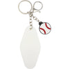 Baseball Motel Keychain