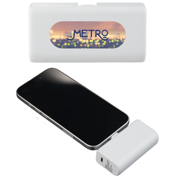Batterie externe Stay Powered 1200 mAh avec embout Type-C