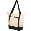 Sac fourre-tout zippé en coton biologique Isle 8 oz