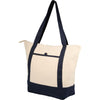 Sac fourre-tout zippé en coton biologique Isle 8 oz