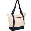 Sac fourre-tout zippé en coton biologique Isle 8 oz