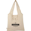 Sac fourre-tout pliable en coton biologique de 8 oz