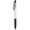 Stylo à bille trois couleurs recyclé avec stylet