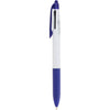 Stylo à bille trois couleurs recyclé avec stylet