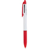 Stylo à bille trois couleurs recyclé avec stylet