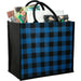 Buffalo Plaid Printed Jute Tote | Tote Bags | Bags, sku-SM-5767, Tote Bags | CFDFpromo.com