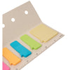 Recycled Milk Carton Sticky Notes & Ruler Pad