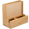 FSC® 100% Bamboo Photo Frame Desktop Organizer