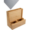 FSC® 100% Bamboo Photo Frame Desktop Organizer