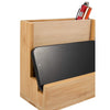 FSC® 100% Bamboo Photo Frame Desktop Organizer