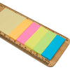 FSC® 100% Bamboo Ruler with Sticky Notes