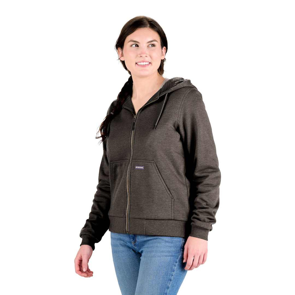 Berne Heritage Grid Fleece-Lined Zip Sweatshirt - Women's