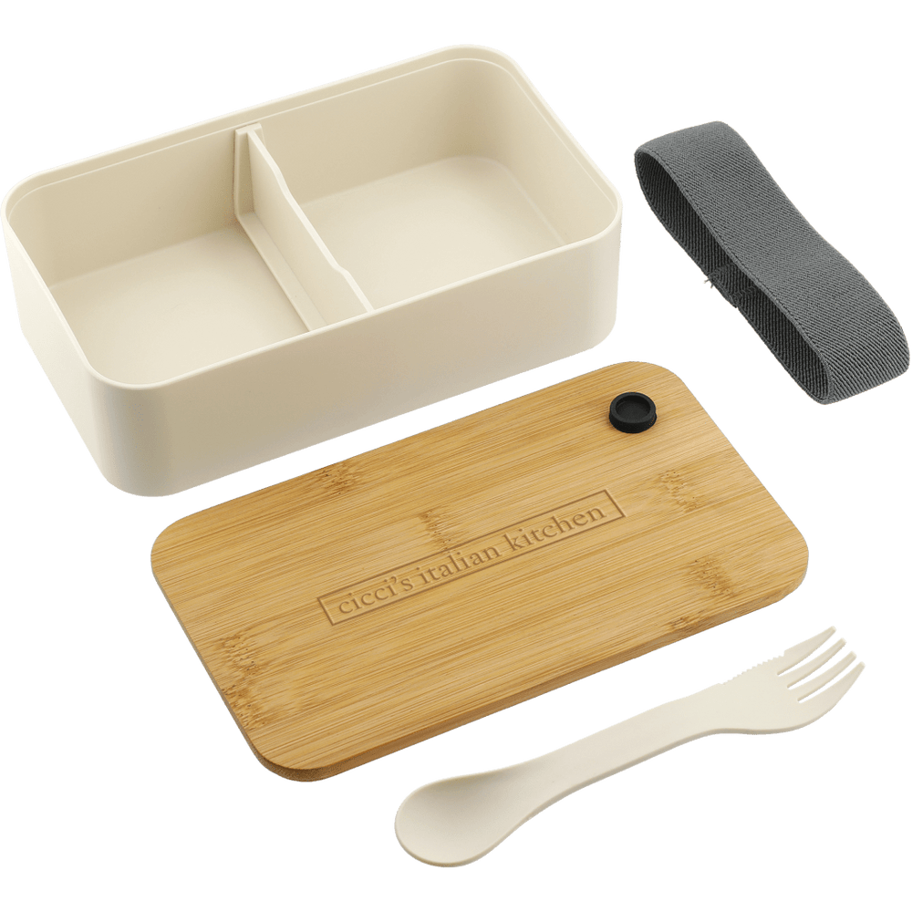 PLA Bento Box with Bamboo Lid | Food Storage | Food Storage, Home & DIY, sku-1022-20 | CFDFpromo.com