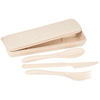 Bamboo Fiber Cutlery Set | Housewares | Home and Outdoor, Housewares, sku-1033-94 | CFDFpromo.com