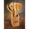 Bamboo 4-piece Kitchen Tool Set and Canister | Kitchen Tools | Home & DIY, Kitchen Tools, sku-1401-09 | CFDFpromo.com