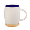 Hearth Ceramic Mug with Wood Lid/Coaster 15oz Mugs Drinkware, Mugs, sku-1625-40 CFDFpromo.com
