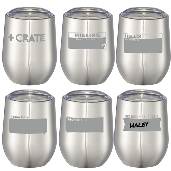 Promotional 12 oz Vacuum Insulated Stainless Steel Tumbler + Can Cooler  $9.64