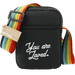 Rainbow RPET Crossbody Tote | Tote Bags | Bags, sku-2301-60, Tote Bags | CFDFpromo.com