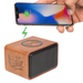Wood Bluetooth Speaker with Wireless Charging Pad | Audio | Audio, sku-7197-05, Technology | CFDFpromo.com