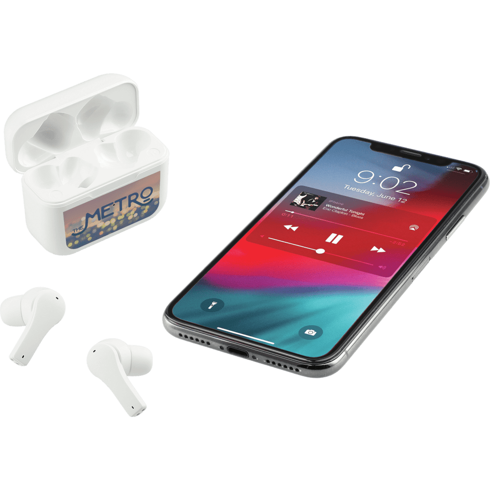 Synergy True Wireless Auto Pair Earbuds with ENC | Headphones & Earbuds | Headphones & Earbuds, sku-7197-54, Technology | CFDFpromo.com