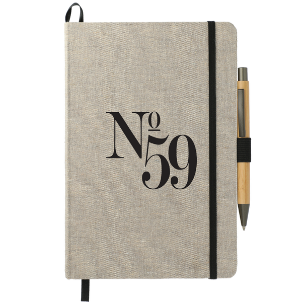 Ensemble JournalBook® relié en coton recyclé de 5,5 po x 8,5 po