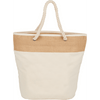 Jute Accent 12oz Cotton Canvas Rope Tote Tote Bags Bags, sku-7900-22, Tote Bags CFDFpromo.com