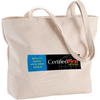 Zippered 12oz Cotton Canvas Shopper Tote | Tote Bags | Bags, sku-7900-46, Tote Bags | CFDFpromo.com