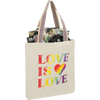 Rainbow Recycled 6oz Cotton Convention Tote Tote Bags Bags, sku-7901-01, Tote Bags CFDFpromo.com