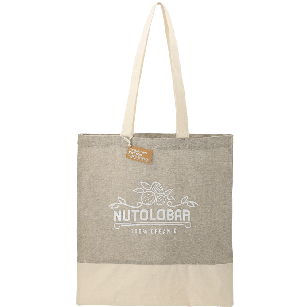 Split Recycled 5oz Cotton Twill Convention Tote | Tote Bags | Bags, sku-7901-08, Tote Bags | CFDFpromo.com