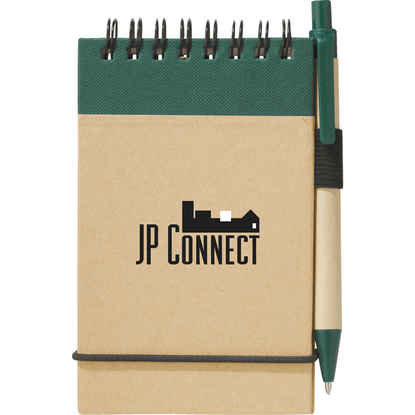 5" x 4" FSC® Mix Recycled Jotter with Pen