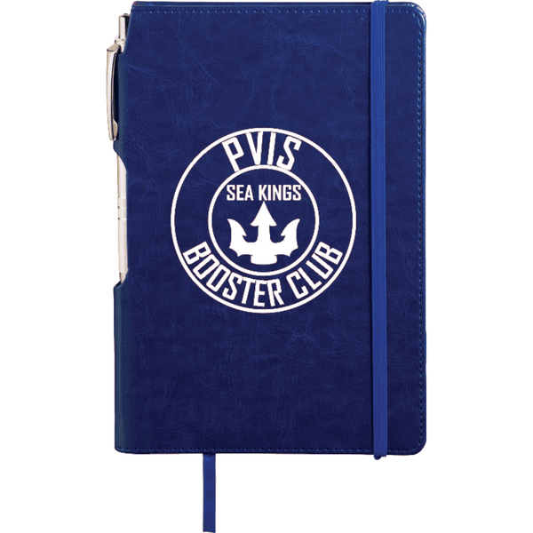 6" x 8.5" FSC® Mix Viola Bound Notebook with Pen