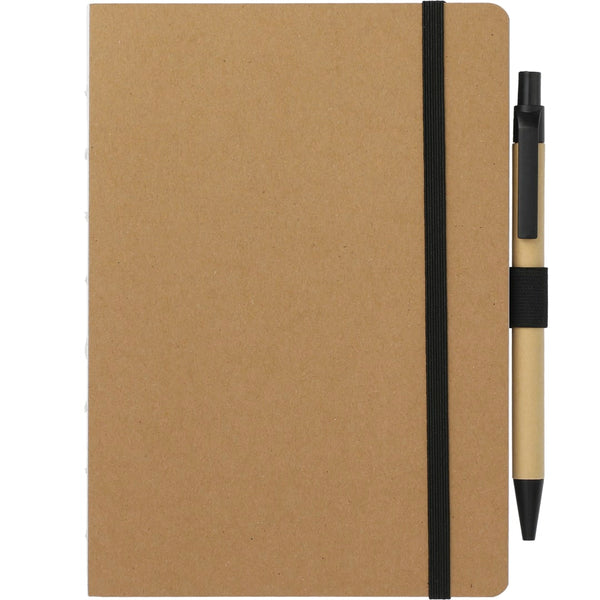 5" x 7" FSC® Recycled Notebook and Pen Set