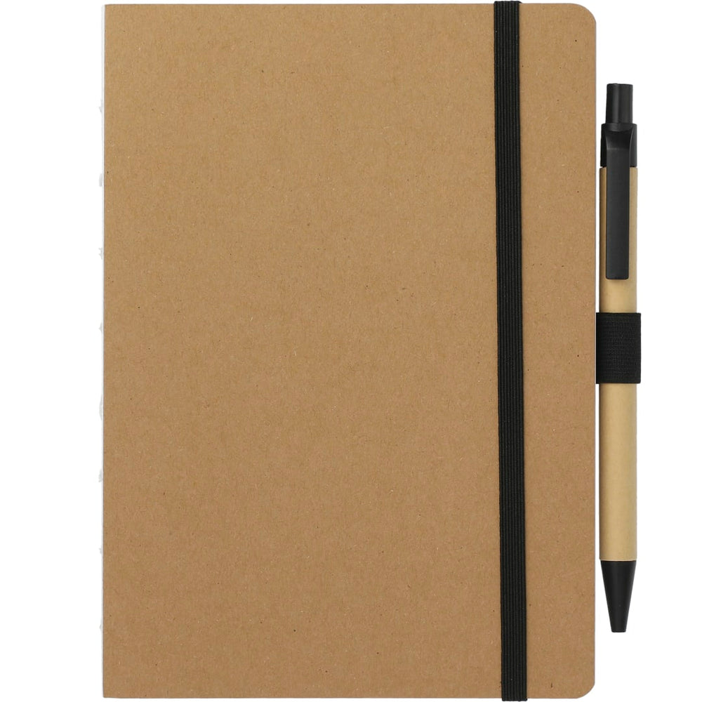 5" x 7" FSC® Recycled Notebook and Pen Set | Journals & Notebooks | EcoFriendly, Giftboxed, GiftSet, InstructionCardIncluded, Journals & Notebooks, NewColorsAvailable, Office, PackagingIncludedForBlanks, Recycled, sku-SM-5274 | Bullet